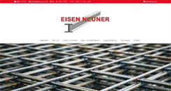 Desktop Screenshot of eisen-neuner.de